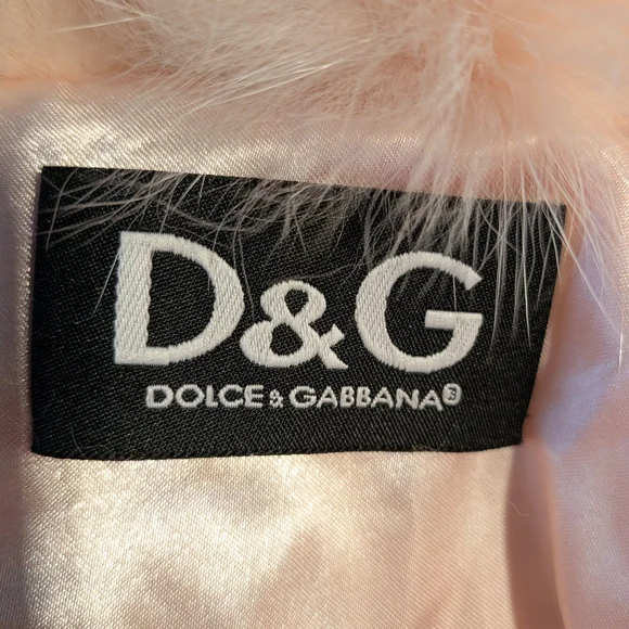 Dolce & Gabbana Blush Pink Faux Fur Vest - Picture 7 of 11